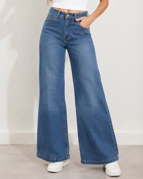 buda jeans co Women Lightly-Washed Flared Jeans-picture-10