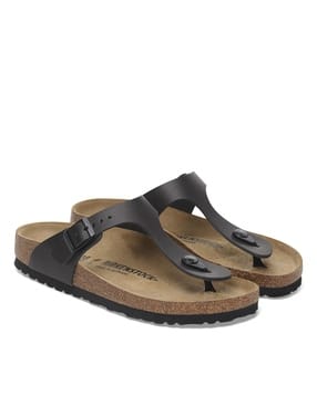 birkenstock Unisex Gizeh Regular Natural Leather Thong-Strap Sandals-picture-21