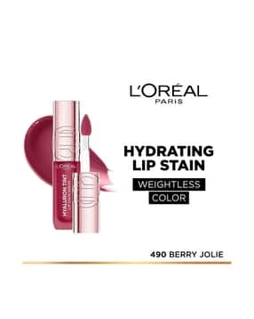l'oreal paris Hyaluron Tint Lip Stain Serum 12H Weightless Color - 490 Berry Jolie (5 ml)-picture-47
