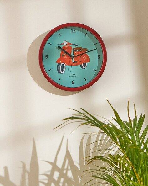 TEAL by CHUMBAK Round-Shape Chumbak Wall Clocks