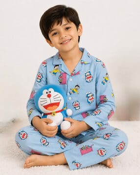 tony & jony Boys Printed 2-Piece Nightsuit Set-picture-40