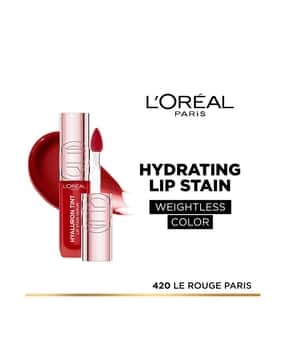 l'oreal paris Hyaluron Tint Lip Stain Serum 12H Weightless Color - 420 Le Rouge Paris (5 ml)-picture-50