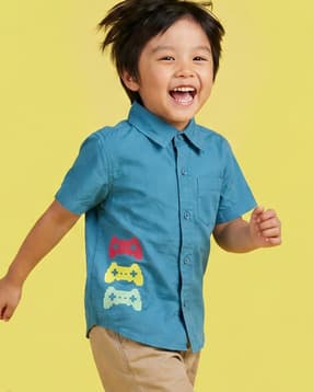 nauti nati Boys Graphic Print Short & T-Shirt Set-picture-39