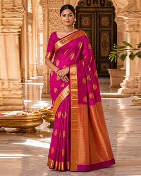 anjaneya sarees Women Ethnic Wear Traditional Saree-picture-2