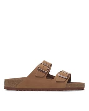 birkenstock Unisex Arizona Regular Width Natural Leather Oiled Two-Strap Sandals-picture-45