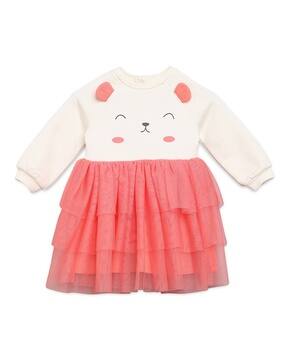 mini klub Girls Printed Tiered Dress-picture-11