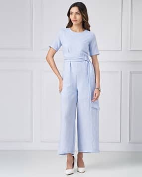 annabelle by pantaloons Women Round-Neck Jumpsuit-picture-15