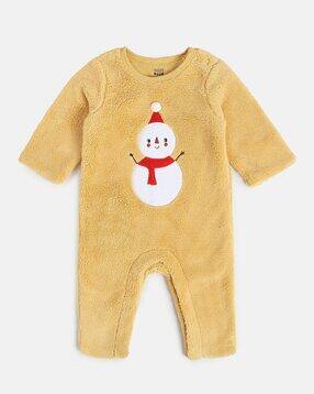 mini klub Boys Faux-Fur Round-Neck Romper-picture-36