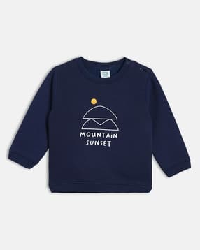 mini klub Boys Graphic Print Round-Neck Sweatshirt-picture-19