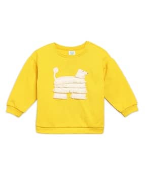 mini klub Girls Embroidered Round-Neck Sweatshirt-picture-13