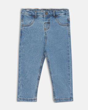 Boys Lightly Washed Regular Fit Jeans-image-28