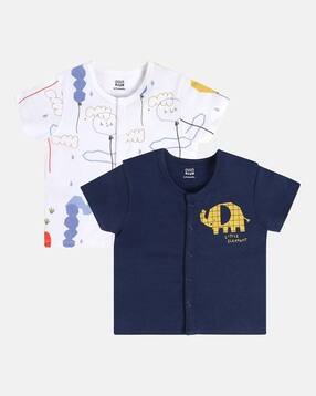 mini klub Boys Pack of 2 Graphic Print Vests-picture-26