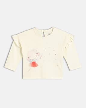 mini klub Girls Embroidered Round-Neck Top-picture-53