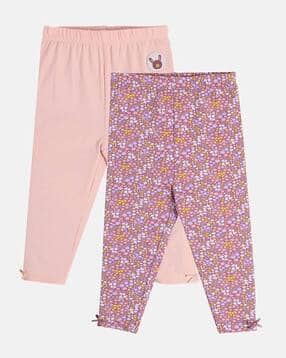 mini klub Girls Pack of 2 Leggings with Elasticated Waist-picture-12
