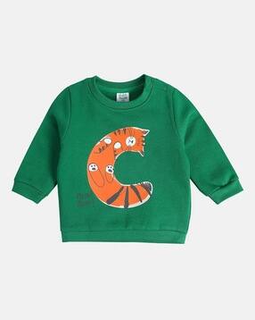 mini klub Girls Graphic Print Round-Neck Sweatshirt-picture-14