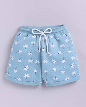 giniekids Girls Floral Print Regular Fit Shorts-picture-18