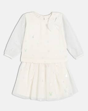 mini klub Girls Printed Top and Skirt Set-picture-27