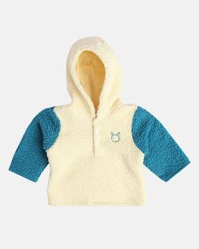 mini klub Boys Colourblock Regular Fit Cotton Hoodie-picture-43