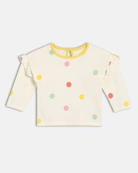 mini klub Girls Polka-Dot Print Round-Neck Top-picture-23