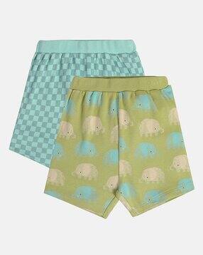 mini klub Boys Pack of 2 Printed Cotton Shorts-picture-26