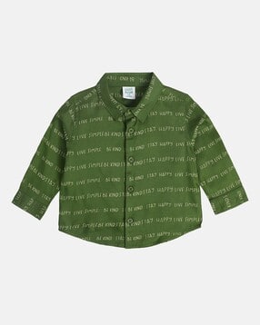 mini klub Boys Typographic Print Regular Fit Shirt-picture-50