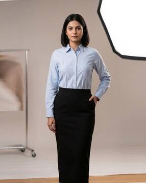 molly & michel Women Regular Fit Spread-Collar Shirt-picture-23