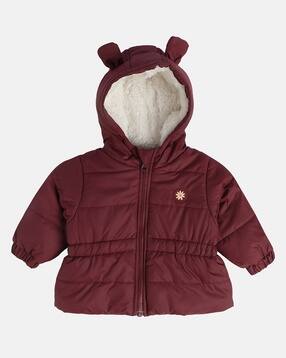 mini klub Girls Quilted Zip-Front Hooded Jacket-picture-37
