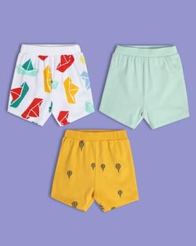 mini klub Boys Pack of 3 Regular Fit Shorts-picture-40