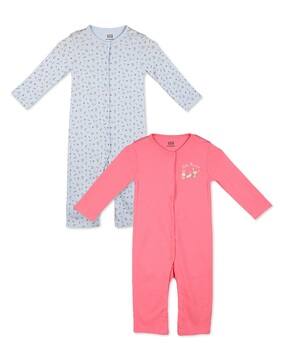 mini klub Girls Pack of 2 Printed Rompers-picture-42