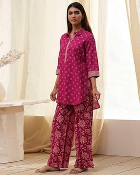 acai Women Embroidered Straight Kurta Set-picture-10