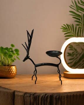 Handcrafted Deer Candle Holder-image-16