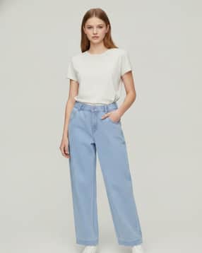 v-mart Girls Mid-Rise Straight Jeans-picture-13