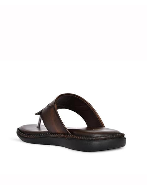 Buda Jeans Co Men's Brown Thong-Strap Flip-Flops - Image 3