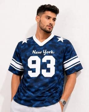 force Men Printed V-Neck T-Shirt-picture-34