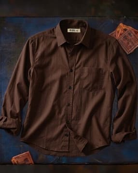 buda jeans co Men Regular Fit Shirt with Patch Pocket-picture-13