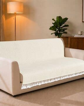saral home Woven 3-Seater Sofa Cover 55" x 83" -picture-31