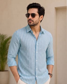 buda jeans co Men Striped Regular Fit Shirt-picture-52