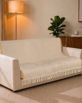 saral home Woven 3-Seater Sofa Cover 55" x 83" -picture-28