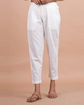 Women Straight Fit Pants with Insert Pockets-image-22