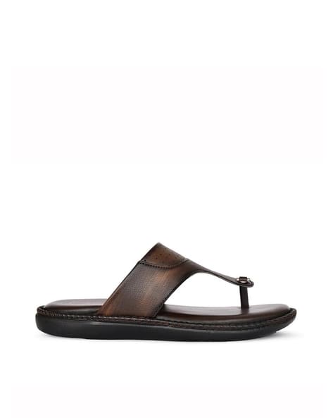 Buda Jeans Co Men's Brown Thong-Strap Flip-Flops - Image 2