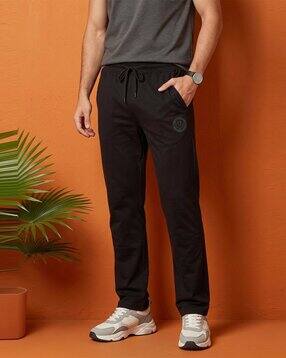 buda jeans co Men Straight Track Pants with Elasticated Drawstring Waist-picture-7