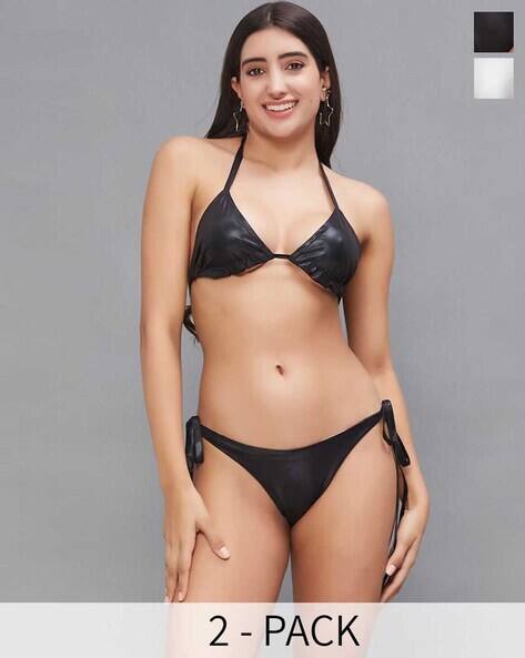 Secrets By Zerokaata Women Printed Bikni Set