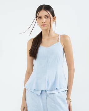 honey by pantaloons Women Regular Fit Strappy Layered Top -picture-14