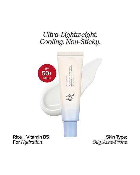 Beauty of Joseon Relief Sun Aqua-fresh Rice + B5 Korean Sunscreen for Acne-Prone Skin (50 ml)