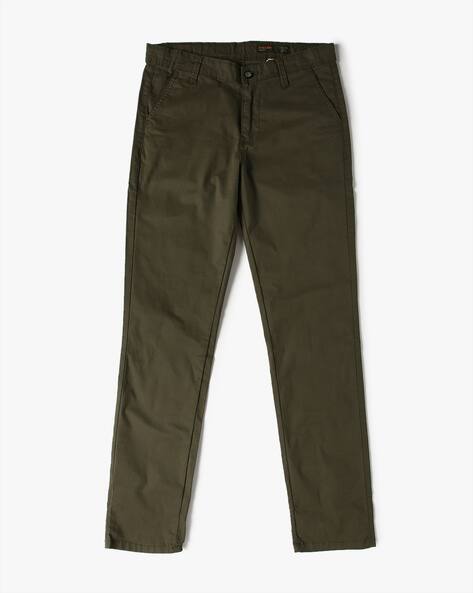 Junior Killer Men Slim Fit Flat-Front Trousers