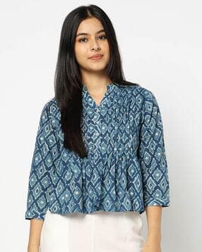yousta Women Geometric Print Regular Fit Tunic-picture-28