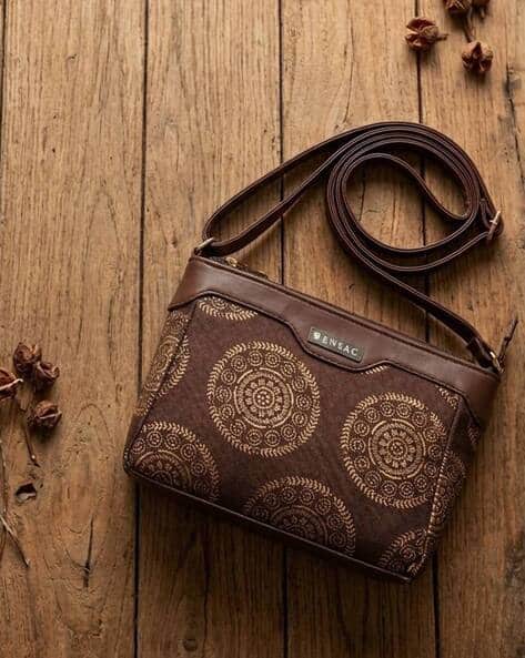 ENSAC Women Printed Sling Bag with Adjustable Strap