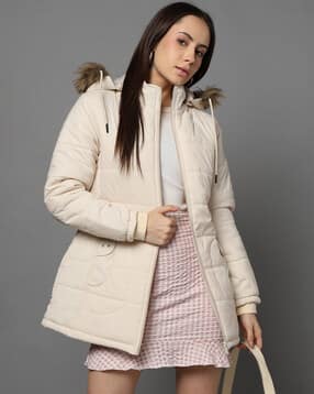 fort collins Women Regular Fit Parka Jacket with Detachable Hood-picture-42