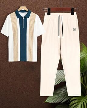 ausk Men Colourblock 2-Piece Co-Ord Set-picture-40