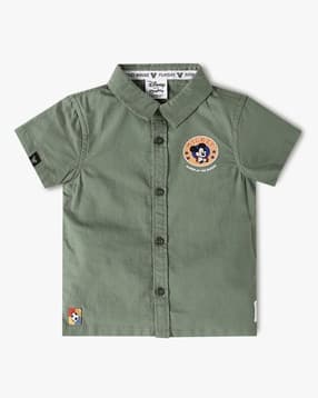 Boys Graphic Print Regular Fit Shirt-image-44